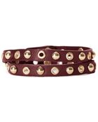 Linea Pelle Mixed Stud And Grommet Bracelet - Lyst