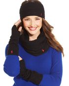Polo Ralph Lauren Classic Cable Fingerless Glove - Lyst