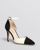 Via Spiga Pointed Toe D'Orsay Ankle Strap Pumps - Ceci High Heel - Lyst