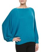 Lafayette 148 New York Dolman-Sleeve Cashmere Sweater - Lyst