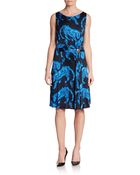 Versace Wild Baroque Print Dress - Lyst