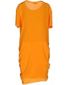 Vionnet Short Dress - Lyst