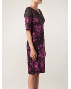 Lela Rose Floral Dress - Lyst