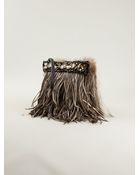 Marni Fringed Clutch - Lyst