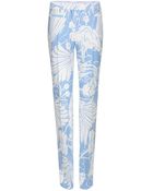 Miu Miu Printed Trousers - Lyst