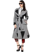 Vivienne Westwood Patchwork Wool Twill Coat - Lyst