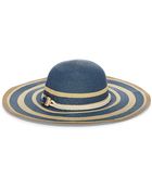 Vince Camuto Striped Floppy Hat - Lyst