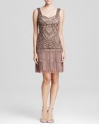 Sue Wong Dress - Soutache Drop Waist Fringe - Lyst
