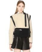 Chloé Shearling Nappa Leather Jacket - Lyst