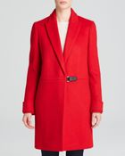 Calvin Klein Coat - Notch Collar Wool - Lyst