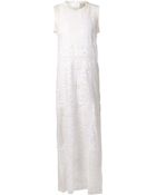 Sea Geometric Sheer Maxi Dress - Lyst