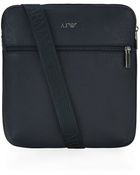 Armani Jeans Saffiano Leather Messenger Bag - Lyst