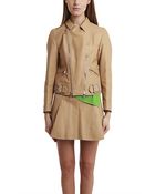 3.1 Phillip Lim Motorcycle Jacket With Shirt Collar - Lyst