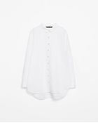 Zara Poplin Shirt with Wave Details - Lyst