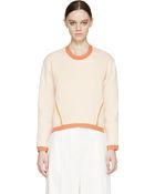 3.1 Phillip Lim Whisper Pink Quilted Sweatshirt - Lyst