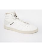 Diesel Riotness Leather Sneakers - Lyst