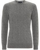 Polo Ralph Lauren Cashmere Cable Knit Sweater - Lyst