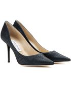 Jimmy Choo Agnes Lamé Pumps - Lyst