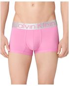 Calvin Klein Mens Steel Microfiber Low Rise Trunk - Lyst
