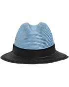Emilio Pucci Woven Straw Brimmed Hat - Lyst