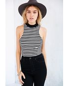 Pins And Needles Thermal Stripe Tank Top - Lyst