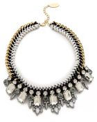 Adia Kibur Crystal Choker Necklace Whiteclear - Lyst