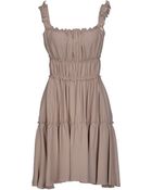 John Galliano Short Dress - Lyst
