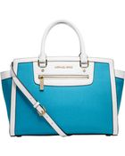 MICHAEL Michael Kors Selma Large Zip Satchel - Lyst