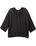 Etoile Isabel Marant Ethan Embroidered Blouse - Lyst
