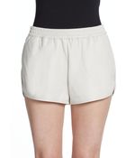 Elizabeth And James Hammond Leather Track Shorts - Lyst