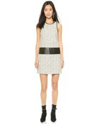 4.collective Sleeveless Tweed Shift Dress - Black Multi - Lyst