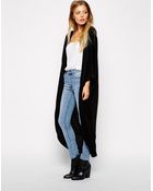 Asos Jersey Maxi Kimono - Lyst