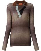 Missoni Collared Sweater - Lyst