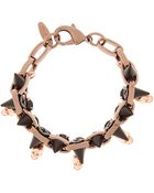 Joomi Lim Crystal Skull Spike Bracelet - Lyst
