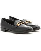 Tod's Leather Loafers - Lyst