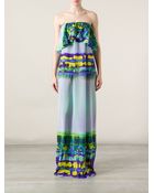 MSGM Tie Dye Maxi Dress - Lyst