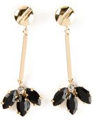 Marc By Marc Jacobs Painted Stone Pendant Earrings - Lyst