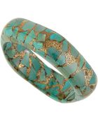 Devon Leigh Copper-Infused Turquoise Bangle - Lyst