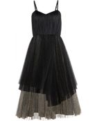 Marc By Marc Jacobs Metallic Tulle Dress - Lyst