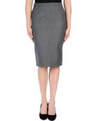 Love Moschino Knee Length Skirt - Lyst