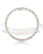 Monica Vinader Diva Circle Open Diamond Ring - Lyst