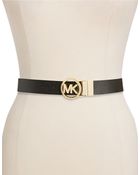 MICHAEL Michael Kors Leather Belt - Lyst