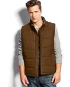 Weatherproof Solid Microfiber Puffer Vest - Lyst