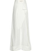 Marni Cloquã© Wide-Leg Pants - Lyst
