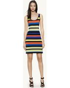 Ralph Lauren Black Label Striped Tank Dress - Lyst