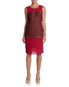 BCBGMAXAZRIA Rosen Colorblock Dress - Lyst