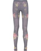 McQ by Alexander McQueen Printed Stretch-Jersey Leggings - Lyst