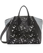 Pour La Victoire Noemi Snake-Embossed Leather Tote Bag - Lyst