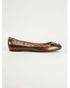 Marc By Marc Jacobs 'Punk Mouse' Studded Ballerinas - Lyst