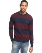 Tommy Hilfiger Intrepid Striped Crew-Neck Sweater - Lyst
